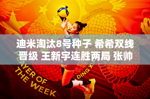 迪米淘汰8号种子 希希双线晋级 王新宇连胜两局 张帅最终获胜