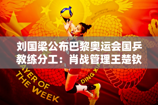 刘国梁公布巴黎奥运会国乒教练分工：肖战管理王楚钦、邱伊可管理萨莎、李迅执教女队