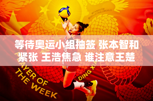 等待奥运小组抽签 张本智和紧张 王浩焦急 谁注意王楚钦的行为