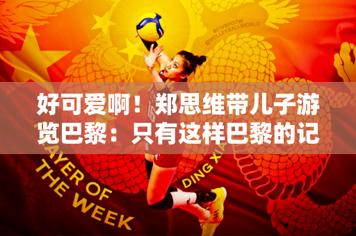 好可爱啊！郑思维带儿子游览巴黎：只有这样巴黎的记忆才完整