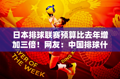 日本排球联赛预算比去年增加三倍！网友：中国排球什么时候才能认真对待联赛？