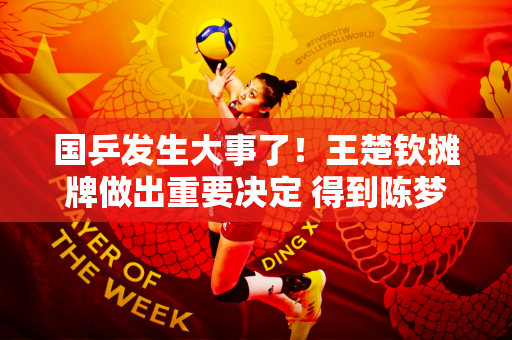 国乒发生大事了！王楚钦摊牌做出重要决定 得到陈梦支持、刘国梁认可