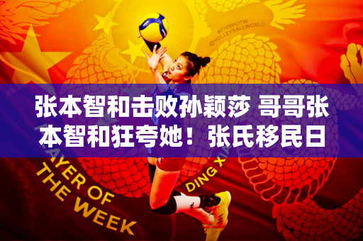 张本智和击败孙颖莎 哥哥张本智和狂夸她！张氏移民日本 成功反抗敌人