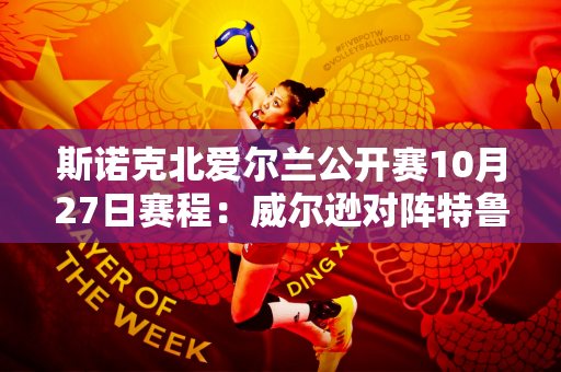 斯诺克北爱尔兰公开赛10月27日赛程：威尔逊对阵特鲁姆普 小特能赢吗？