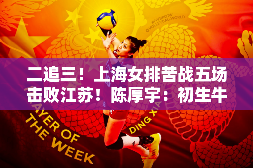 二追三！上海女排苦战五场击败江苏！陈厚宇：初生牛犊不怕虎