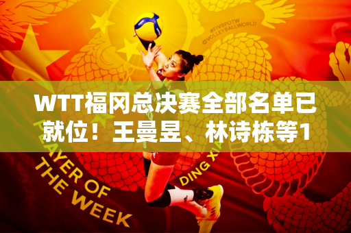WTT福冈总决赛全部名单已就位！王曼昱、林诗栋等14名国乒选手入围