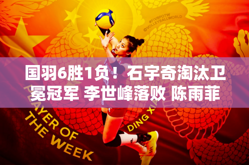 国羽6胜1负！石宇奇淘汰卫冕冠军 李世峰落败 陈雨菲约战山口茜
