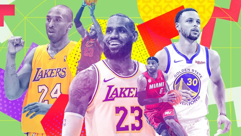 ESPN 新世纪最佳25 名NBA 球员：1 詹姆斯2 科比3 库里4 邓肯5 奥尼尔